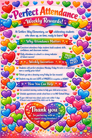 Perfect Attendance Weekly Rewards